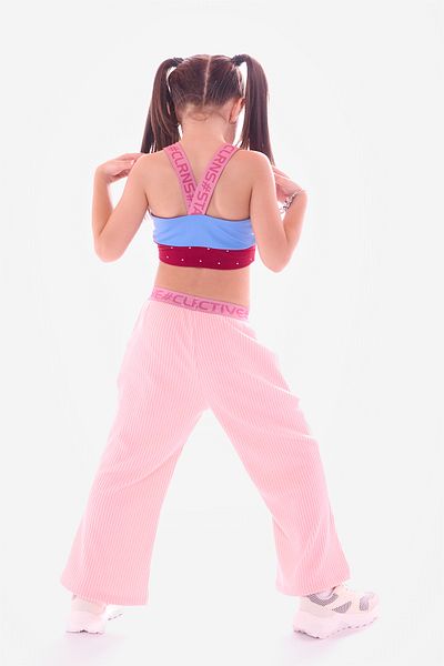 Colorinas Top Cropp Skybloom