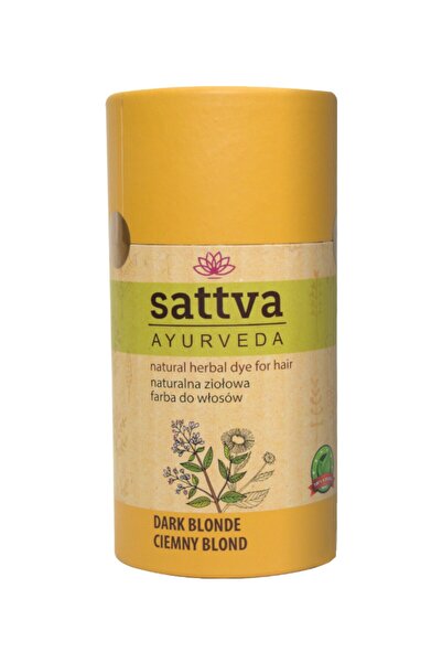 Sattva Ayurveda Vopsea de par Blond Inchis, 150gr - Sattva Ayurveda