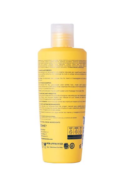 Gyada Cosmetics Anti-frizz sulfate-free shampoo for unruly hair, 250ml - Gyada Cosmetics