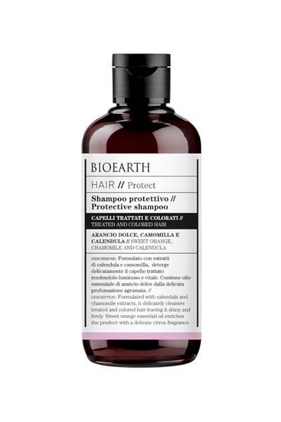 Bioearth Sampon bio protector par tratat chimic, 250ml - Hair Bioearth