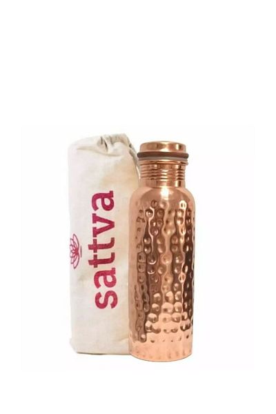 Sattva Ayurveda Hammer copper bottle 650ml - Sattva Ayurveda