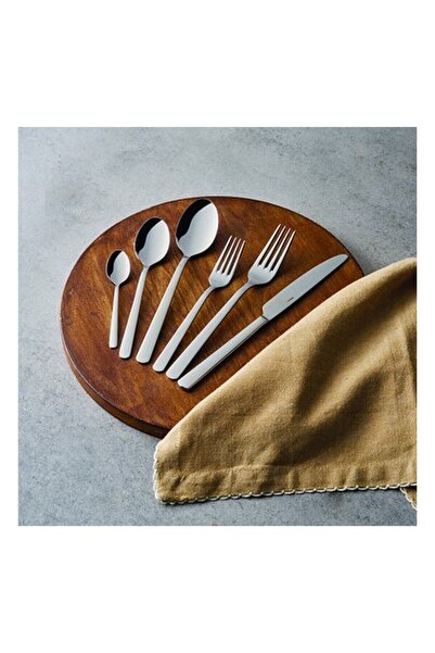 Hisar Optima Alanya 72 Parça Çelik Çatal Kaşık Bıçak Seti Çay Kaşıklı