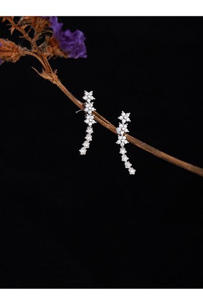 Asteria Jewelry Row Flower Star Earrings