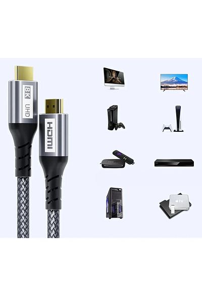 Gardien HDMI Cable Guardian 8K, 3m, compatible with Xbox, PS5, TV, gray