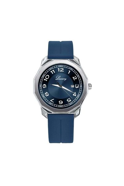 Luxure Men's Classic Rubber Watch