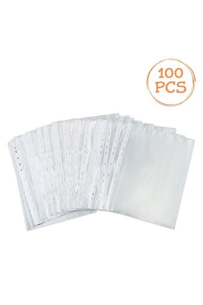 DAsiNU Set 100 Folii A4 Transparente pentru Protecția Documentelor
