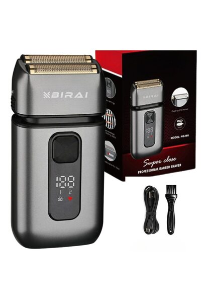 BIRAI Aparat de Ras Electric Profesional BIRAI Evo, Shaver 7000 RPM, Trimmer De Precizie, Fara Fir, Acumul