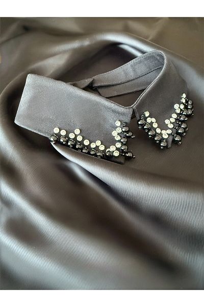 Morecottonmorenaturel Beaded Mobile Stand Collar