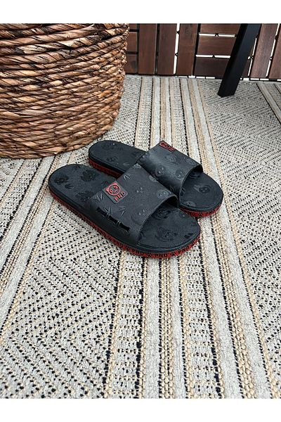 Behtah Kundura Unisex Anatomical Non-Slip Sole Bathroom Pool Wc Daily Slippers Panda