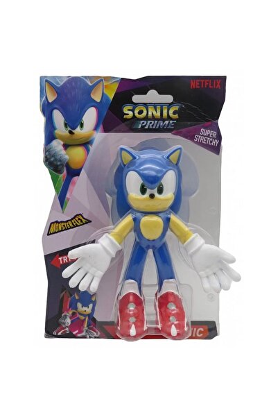 Sunman Monsterflex Stretch Sonıc Prıme Yumuşak Uzayan Esnek Karekter Sonic Prime Figür Mavi @SONIC@