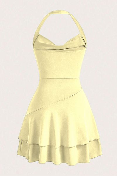 Edela Neck Strap Mini Dress 5022