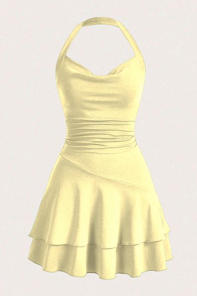 Edela Neck Strap Mini Dress 5022