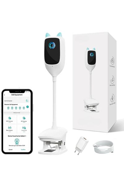 BIRAI Baby Monitor WatchMe WiFi, 2in1 Multi View BIRAI®, UltraHD, Night Vision, Phone App, Zoom, Dual Way