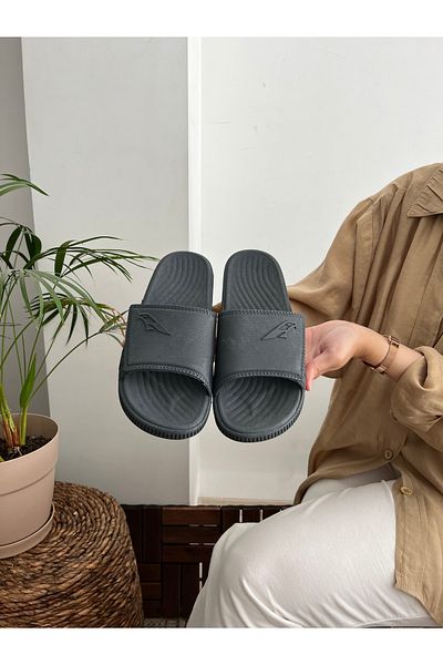 Behtah Kundura Eagle Patterned Open Front Non-Slip Balcony Bathroom Garden Beach Pool Seaside Sea Slippers Military Service