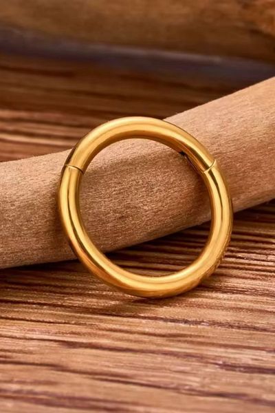 Blisse Piercing Unisex Surgical Steel Ring Piercing |   Tragus, Helix, Cartilage, Septum, Nose Compatible – Set of 2