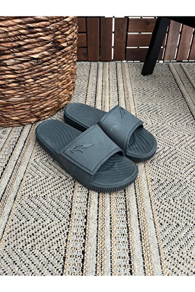Behtah Kundura Eagle Patterned Open Front Non-Slip Balcony Bathroom Garden Beach Pool Seaside Sea Slippers Military Service