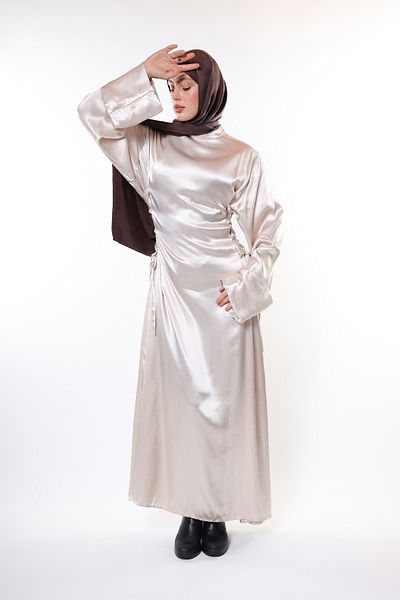 HARİKA WEAR Luxury Silk Dress– Special Design Elegant Model