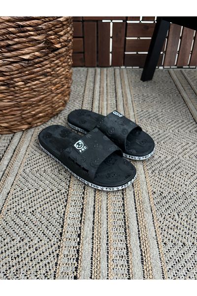 Behtah Kundura Unisex Anatomical Non-Slip Sole Bathroom Pool Wc Daily Slippers Panda