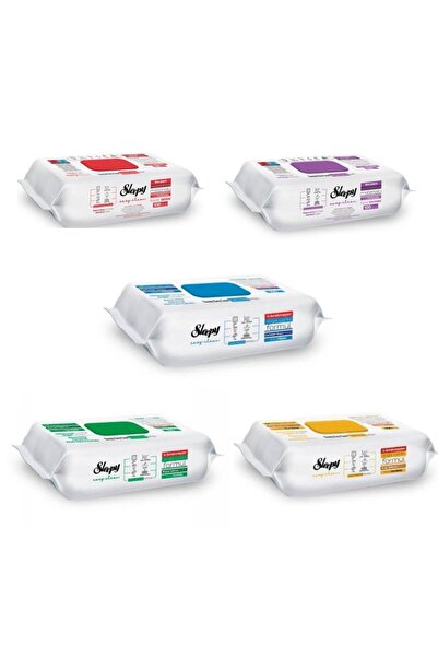 Sleepy Pachet 5 x Șervețele umede multi-suprafețe Sleepy Easy Clean, 100 buc