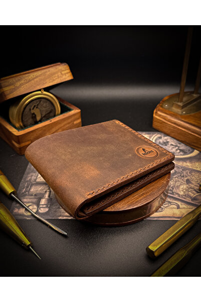Leather KOOKA- EL YAPIMI HAKİKİ DERİ CÜZDAN - BİFOLD KLASİK