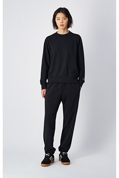 Champion Authentic Pants Elastic Cuff Pants Black Women's Sweatpants-117790-Kk001