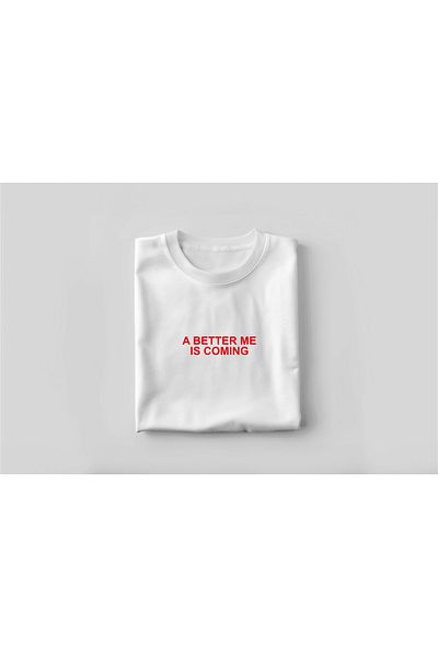 YEACHY Unisex Better Me Έρχεται T-Shirt