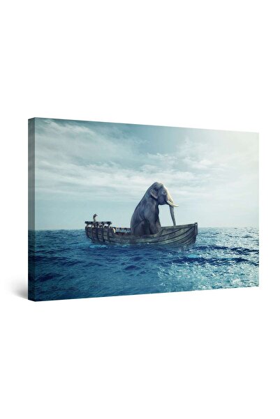 startonight Tablou DualView Startonight Elefantul pe Ocean, 90 cm x 60 cm