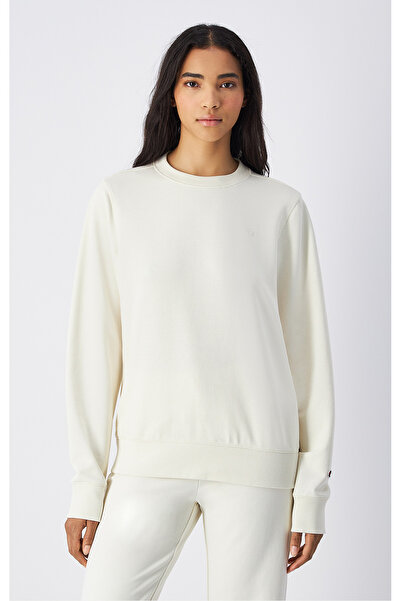 Champion أيقونز سويت شيرت بياقة دائرية بيج للنساء-117788-YS141