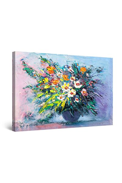 startonight Tablou DualView Startonight Flori in nuante violet, 80 cm x 120 cm