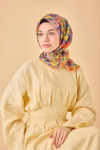 Silk Home Bodrum Pattern Soft Cotton Scarf
