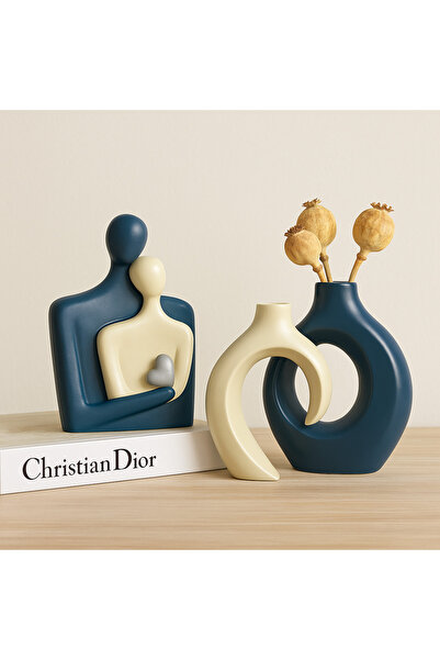 Luthien Sevgili Biblo Set & Sevgili Vazo Set ( biblo 26 cm ve 22 cm ) ( vazol...