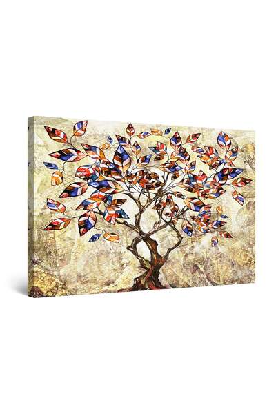 startonight Tablou DualView Startonight Pomul cu frunze colorate, 80 cm x 120 cm