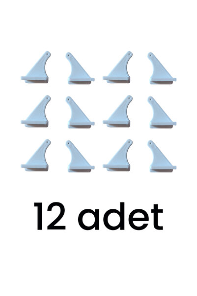 RC Uçak Servo Kontrol Horn - (12 Adet) Plastik Yeke