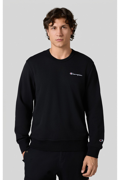 Champion Icons Crewneck Sweatshirt Siyah Erkek Sweatshirt-220730-KK001
