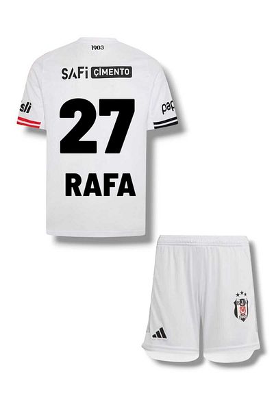 FOLKLORİST Beşiktas-Rafa - White 25/2026 New Season Children's Fan Football Jersey Set of 2
