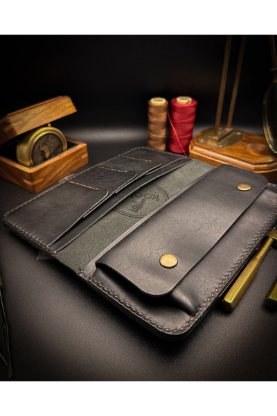 Leather KOOKA - EL YAPIMI HAKİKİ DERİ CÜZDAN - LONG