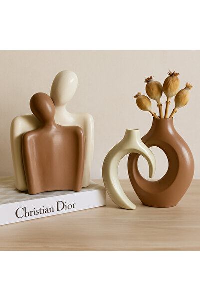 Luthien Sevgili Biblo Set & Sevgili Vazo Set ( biblo 26 cm ve 22 cm ) ( vazol...