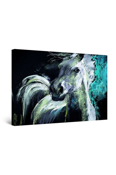 startonight Tablou DualView Startonight Cal alb stilizat, 90 cm x 60 cm