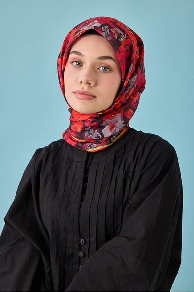 Silk Home Bodrum Pattern Soft Cotton Scarf