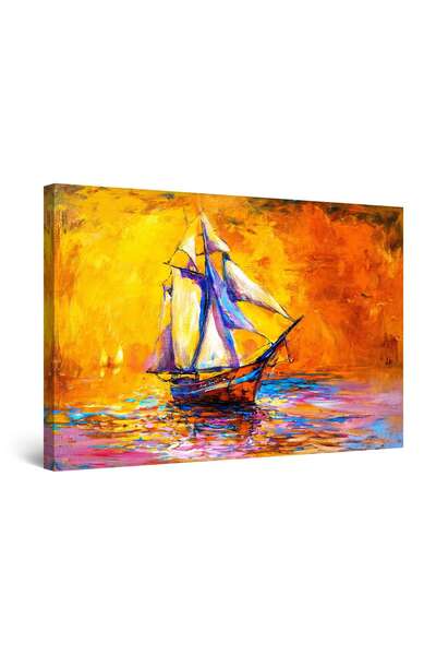 startonight Tablou DualView Startonight Barca cu panze, 90 cm x 60 cm
