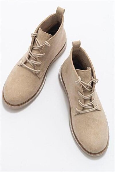 Zoe3 Style Kadın MSS Bej Süet Bot