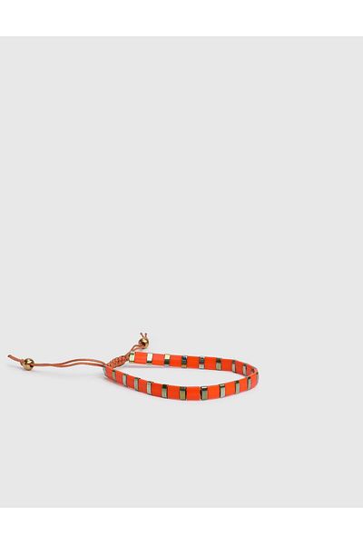 İLVİ Pelda Orange Men's Bracelet