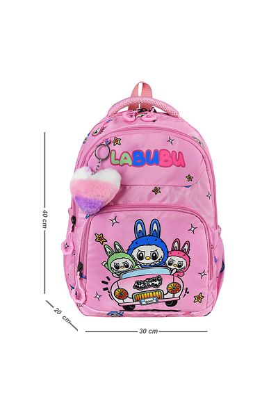 QL ACCESSORY Geantă de școală primară cu licență Labubu