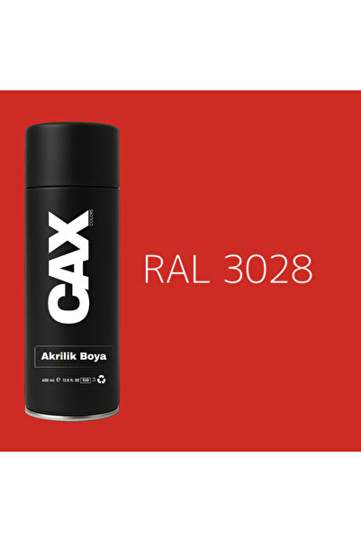 caxcolors EXTRA PİGMENTLİ ÖZEL YAPIM AKRİLİK SPREY BOYA 400 ML (KIRMIZI TONLA...