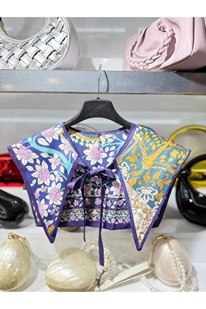 MODAGK Imported Vintage Shawl Collar Scarf - Collar