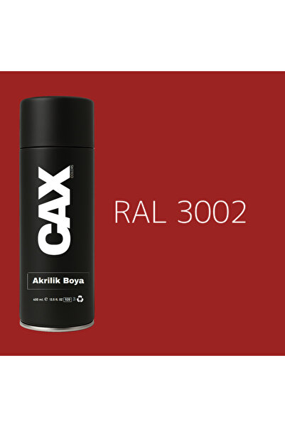caxcolors EXTRA PİGMENTLİ ÖZEL YAPIM AKRİLİK SPREY BOYA 400 ML (KIRMIZI TONLA...