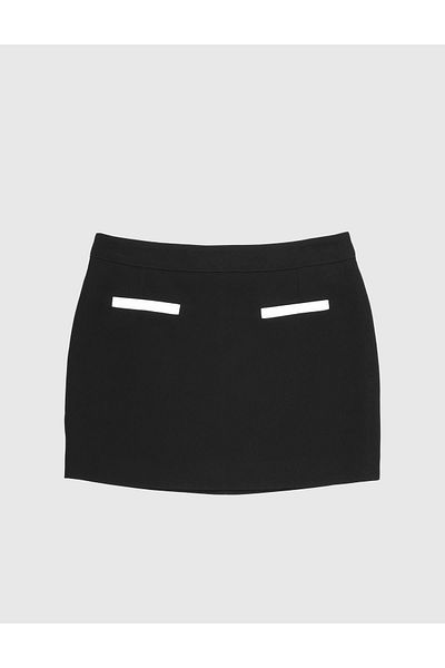 İLVİ Brisia Black Women's Skirt