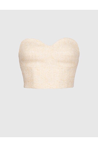 İLVİ Upazila Ecru Women's Bustier