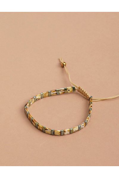 İLVİ Pelda Beige Men's Bracelet