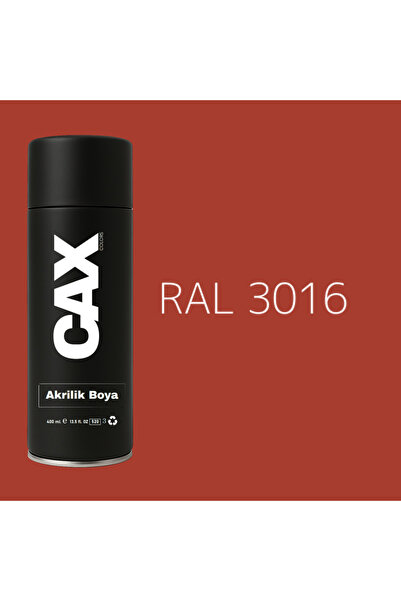 caxcolors EXTRA PİGMENTLİ ÖZEL YAPIM AKRİLİK SPREY BOYA 400 ML (KIRMIZI TONLA...